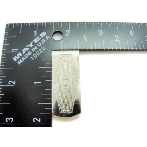 Money Clip Stainless Steel Silver Tone Wallet Credit Card ID Cash Holder Men - Picture 4 of 9